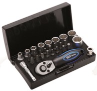 BGS Nasadni ključevi i bitovi 5–13 mm, 1/4", 28-dijelni